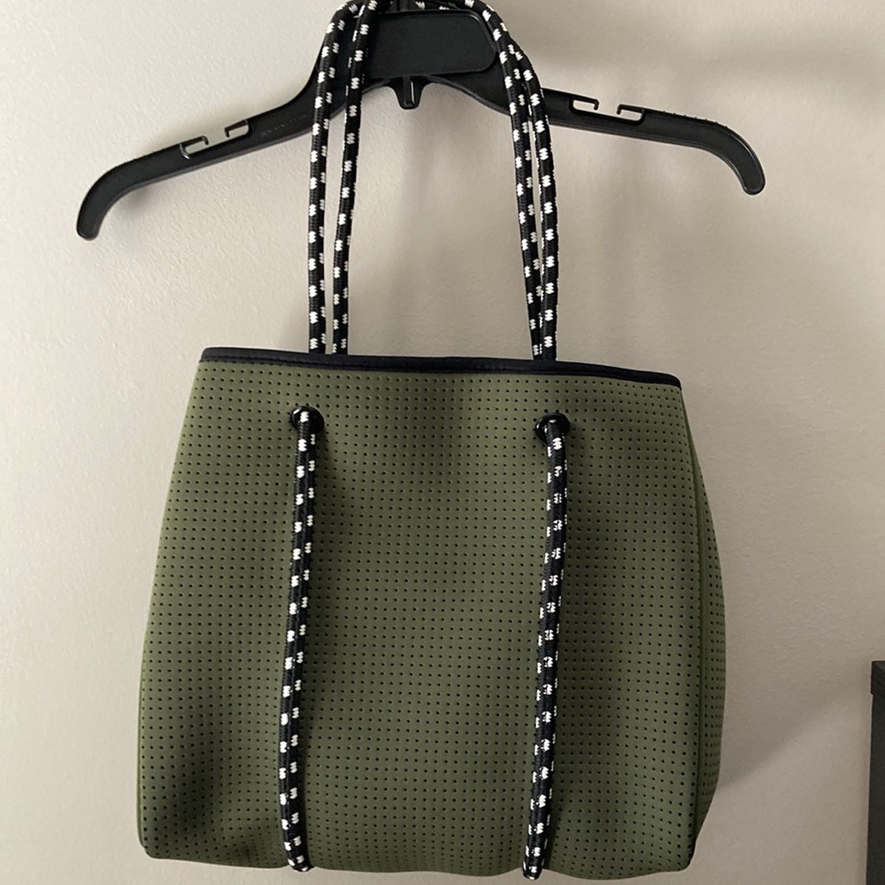 New large Tote bag green